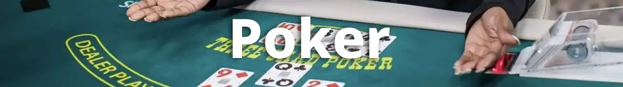 live poker game dealer